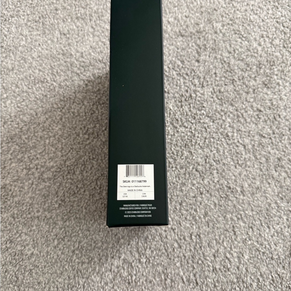 Starbucks Black and Teal Tumbler Tote - Picture 2 of 3